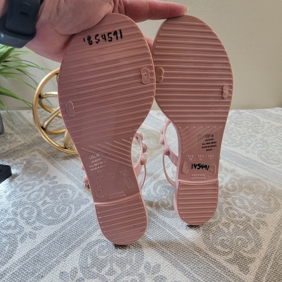Steve Madden Lolie PC Stud Strap Sandals Pink Size 7 - Picture 13 of 16
